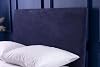 Belledorm Headboard Wrap - Transforms a drab looking Headboard - Luxury Faux Suede (Navy, Single)