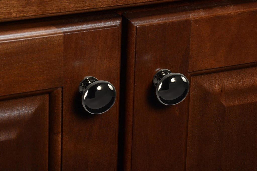 #25679-31 CKP Brand 1-3/16 in. (30mm) Classic Knob, Black Nickel - 10 Pack