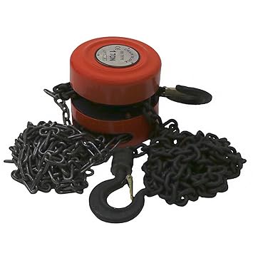 Ubersweet Ton Chain Lifting Block & Tackle Hoist Heavy Duty Load