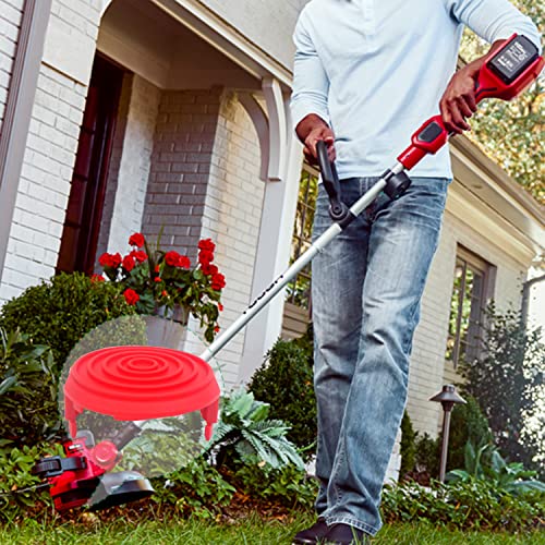 QUASION Weed Eater Spool Cap Cover for Hyper Touch HT19-401-003-03,HT18-401-002-01,HT10-401-002-01,HT18-401-004-01,Hyper Touch Electric String Trimmer Replacement Parts,Red,2 Pack