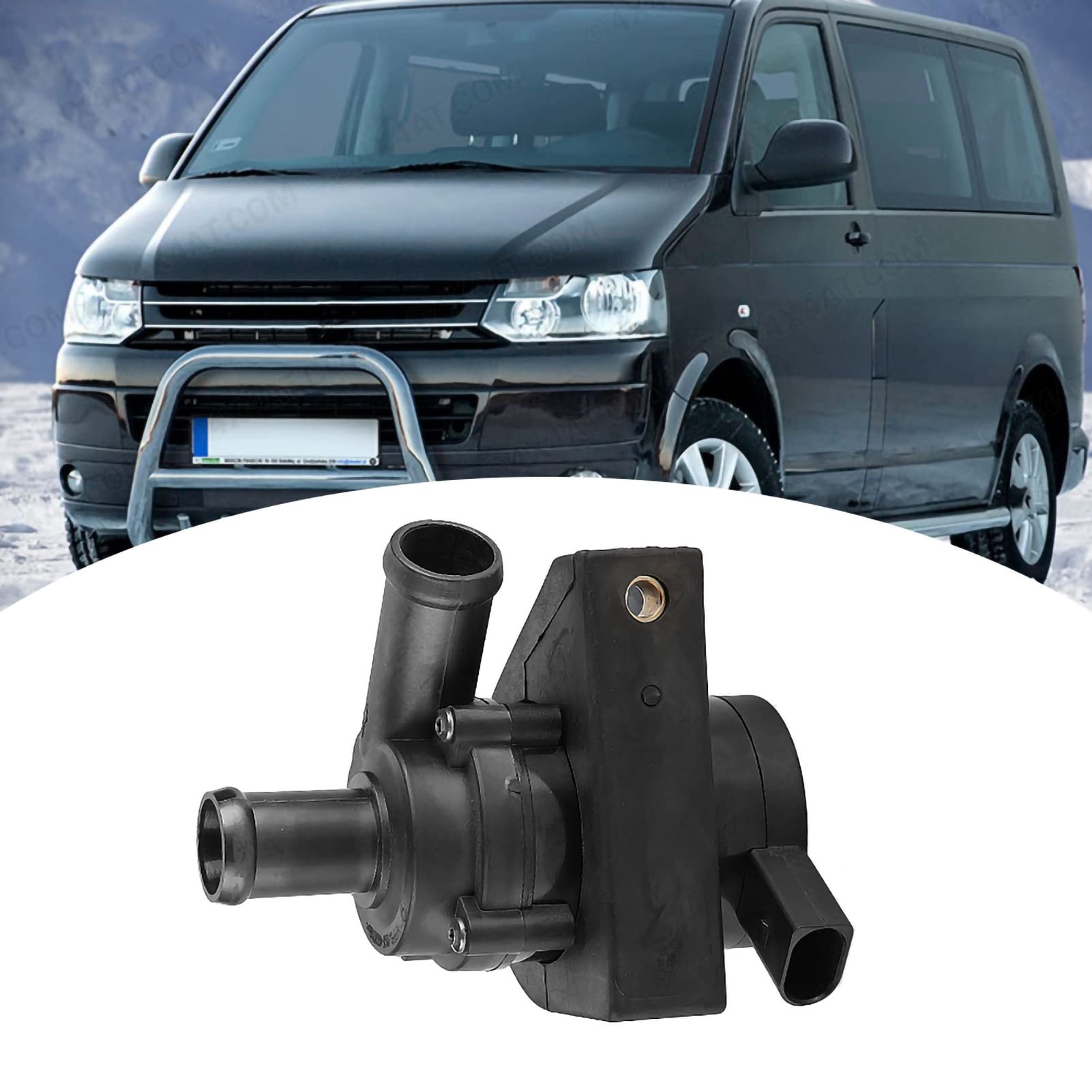 Aramox Pompe à Eau Supplémentaire 7H0965561A – Compatible VW T5 2003-2010