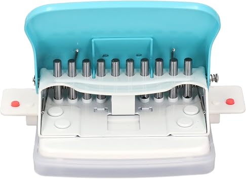 Binding Machine, Metal 10 Hole Punch Spiral Binding Machine, Easy to Use, for Making 26 Holes on B5 Paper, 30 Holes on A4, 20 Holes on A5 Book, Paper for Books, Notebooks,