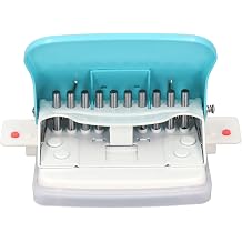 Binding Machine Metal 10 Hole Punch Spiral Binding Machine Easy to Use 26 Holes in B5 Paper, 30 Holes in A4, 20 Holes for A5 Books, Paper for Books and Notebooks