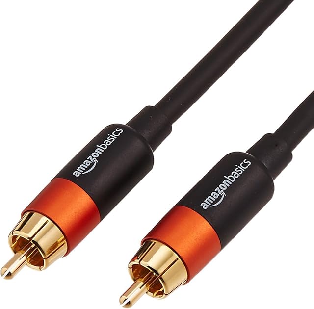 Amazon Basics Digital Audio Coaxial Cable - 2.44 meters
