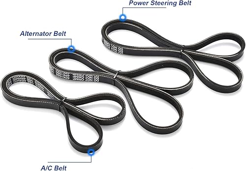 Miniatura 7 de Nakuuly Kit de correa de distribución del motor con bomba de agua compatible con Toyota 4Runner Tacoma Tundra T100 3.4L V6 5VZFE DOHC 1995-2004