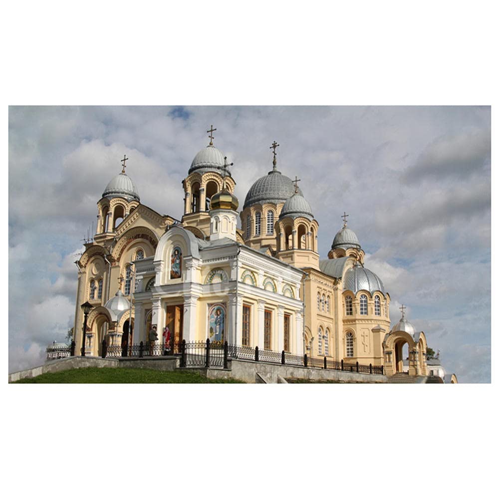 Broderie diamant château kit complet grand format pour décoration salon et chambre