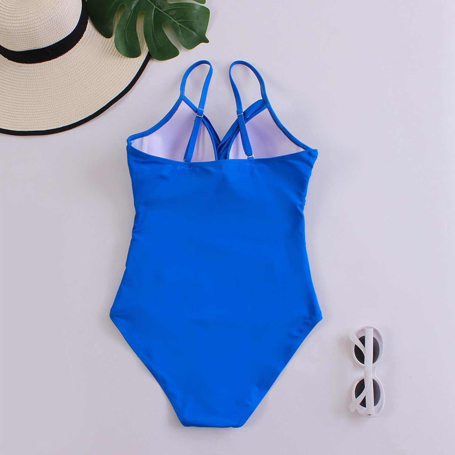 Women Tummy Control One Piece Swimsuit Push Up Bathing Suit Full Coverage Slimming Swimwear