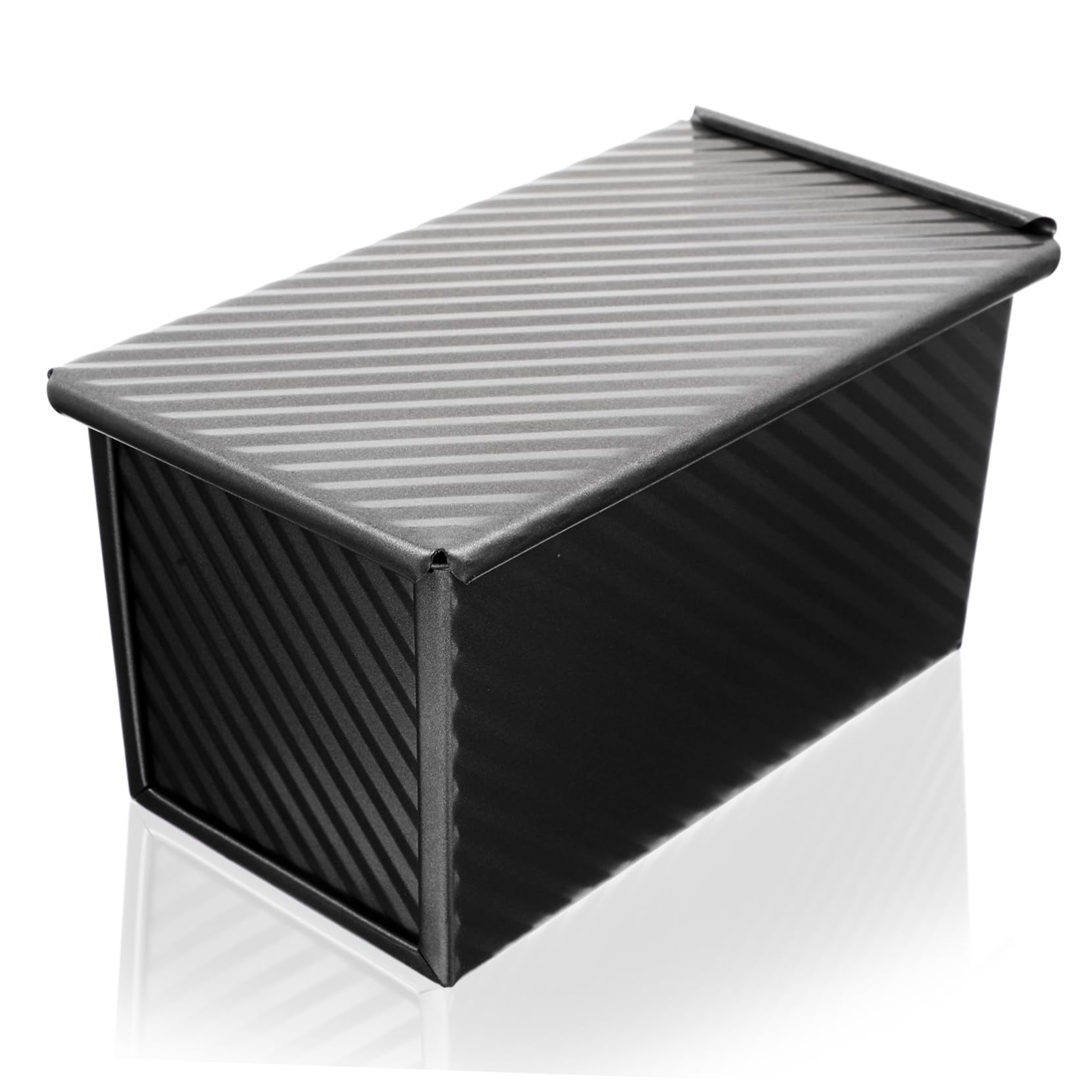 Cabilock Non Stick Toast Box with Lid Baking Mold for Bread for Family Gatherings and Quick Toast Baking Kitchen Supplies for Delicious Homemade Bread