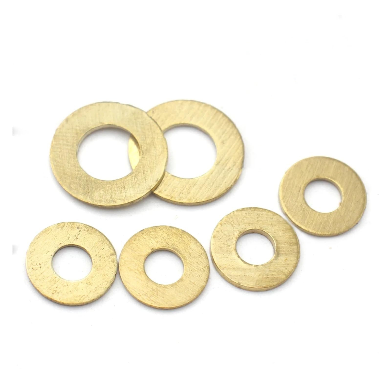 Mosiężna podkładka płaska M6 M8 M10 mosiężna uszczelka podkładka dystansowa miedziana metalowa podkładka metra(M10 x 16 mm (10 sztuk), grubość 1,5 mm)