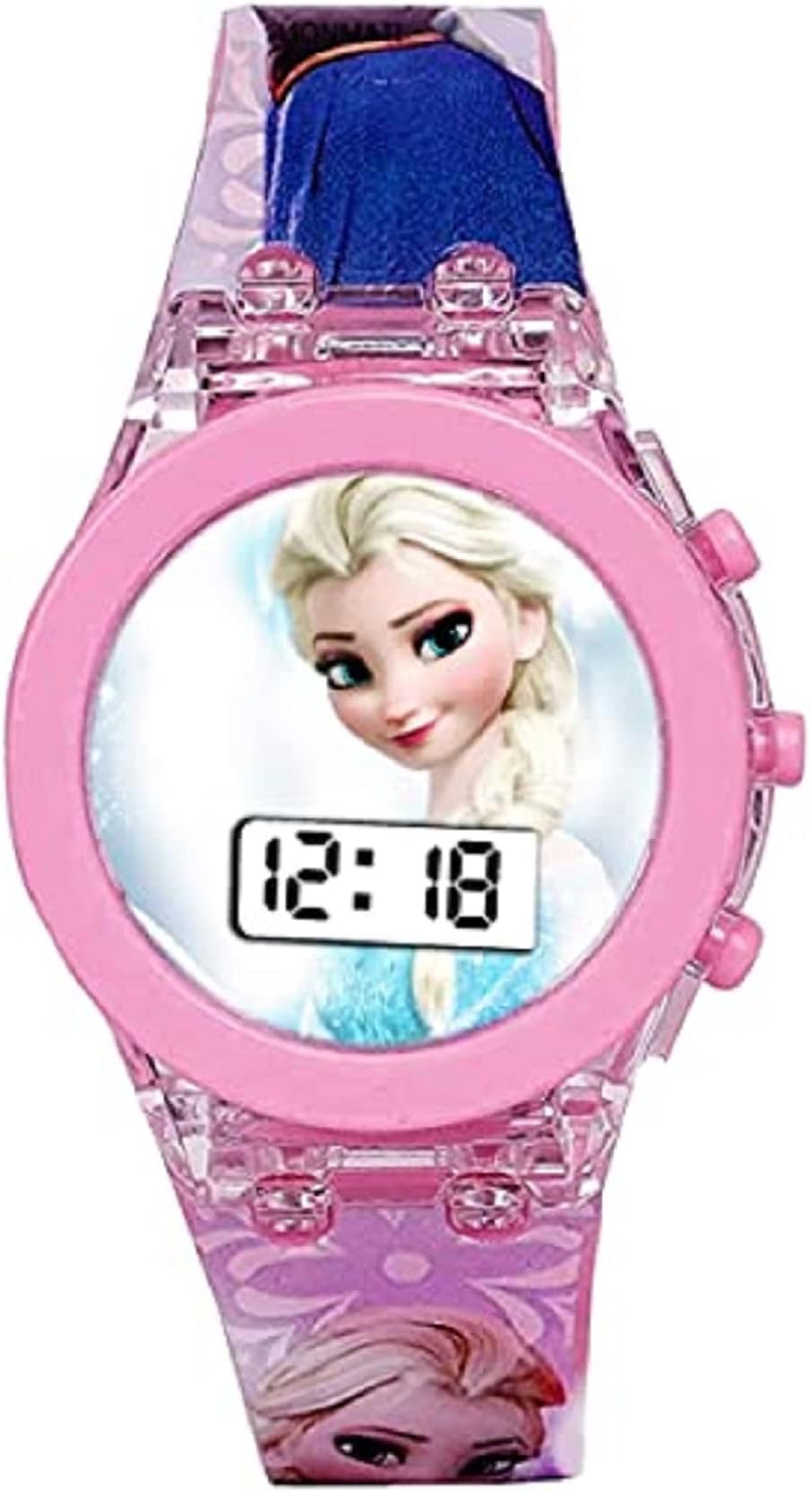 STYLEFLIXKids Digital Edition Frozen Digital Watch for Kids with Disco LED Lights Best Birthday Gift Return for Girls