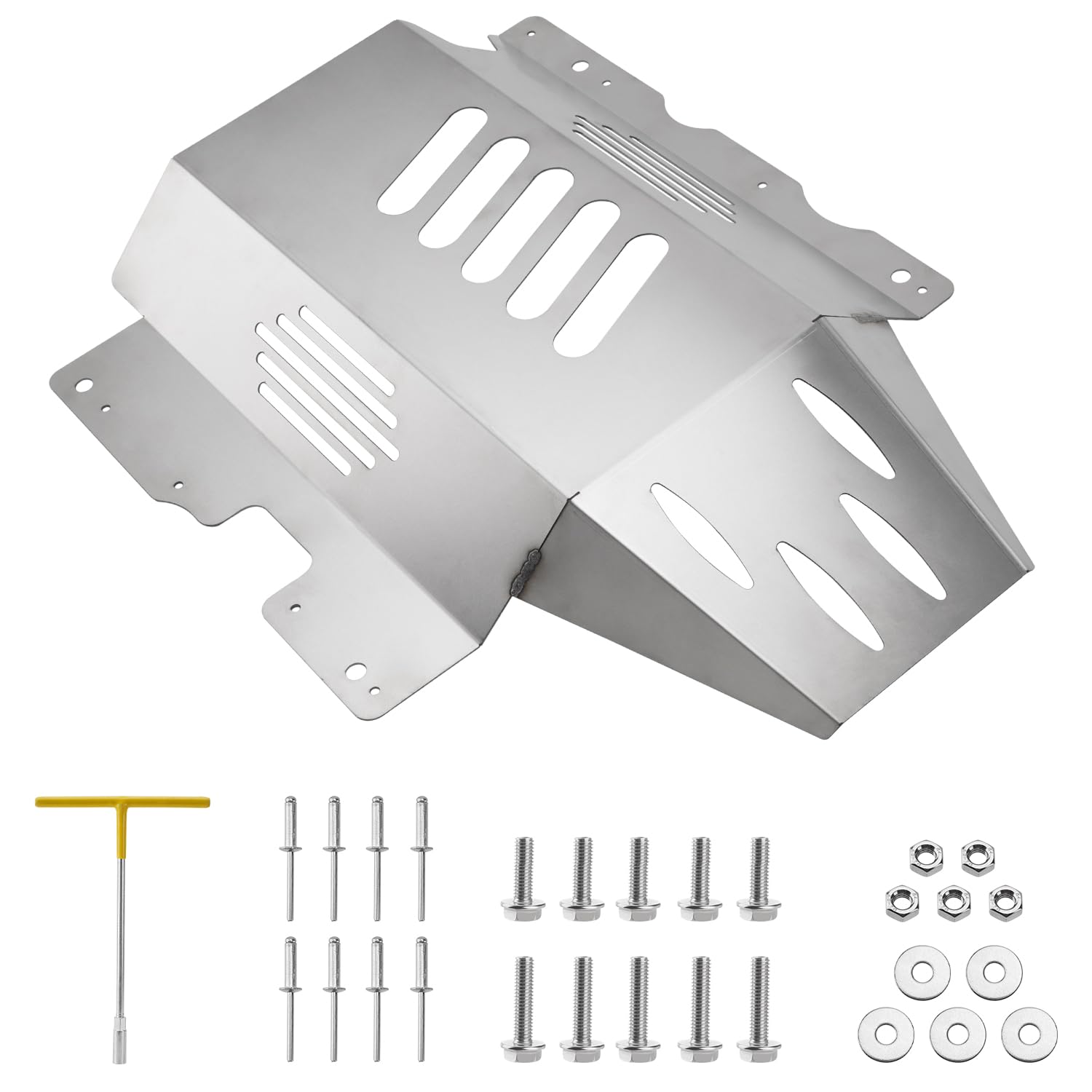 Photo 1 of SPARKWHIZ Catalytic Converter Anti Theft Shield Defender Aluminum fit for Mitsubishi Outlander Sport 2015 2016 2017 2018 2019 2020 2021 2022