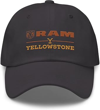 Yellowstone x Ram Trucks - Charcoal Grey Dad Cap - Officially Licensed