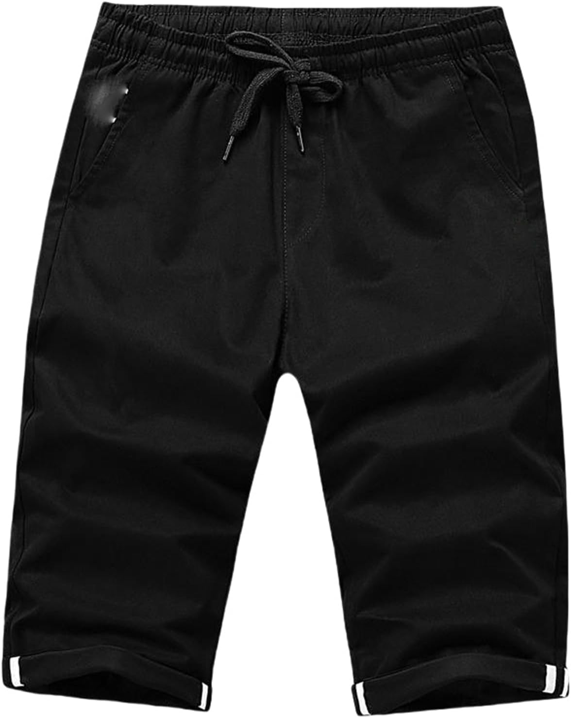 Men's Summer Thin Cotton Five-Pocket Loose Mid-Length Sport National Trendy Shorts