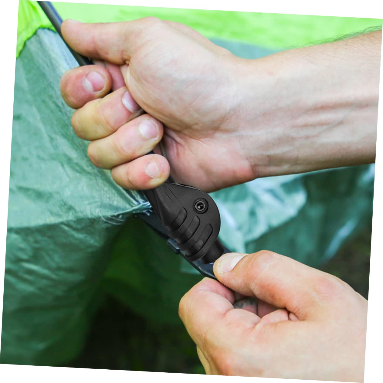8pièces Adaptateurs De Support De Poteau De Tente Résistants Accessoires De Réparation pour Joints De Tente Connecteurs De Poteaux pour Camping Et Activités De Plein Air