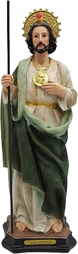 Figura católica de San Judas Tadeo de 12 pulgadas de San Judas Tadeo Imagen Estatua Figura