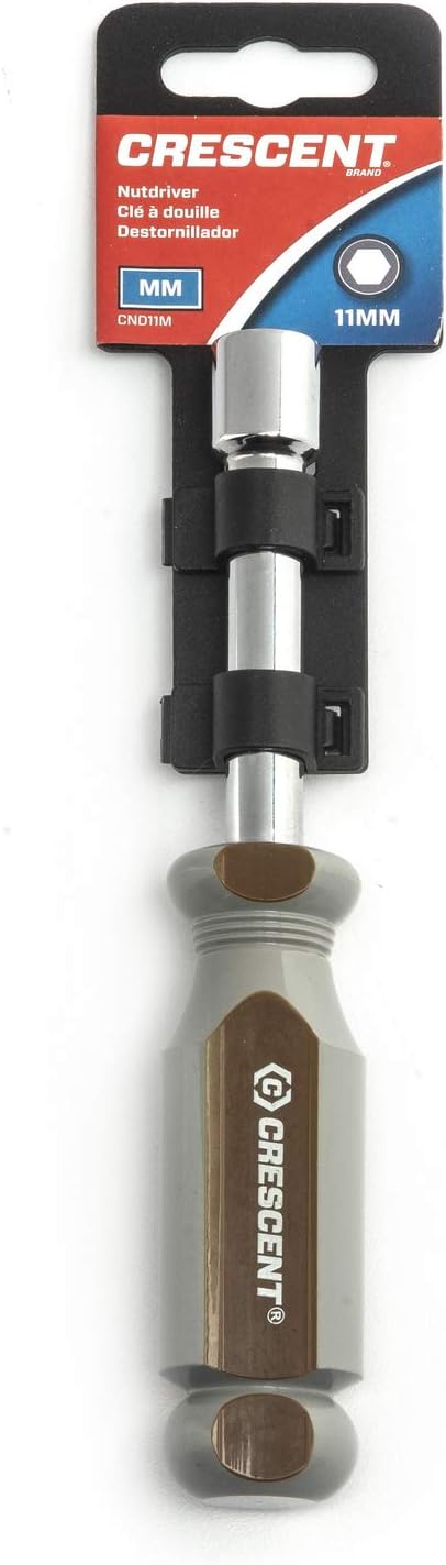 Crescent 11mm Solid Shaft Tri-Lobe Acetate Nutdriver 3" - CND11M