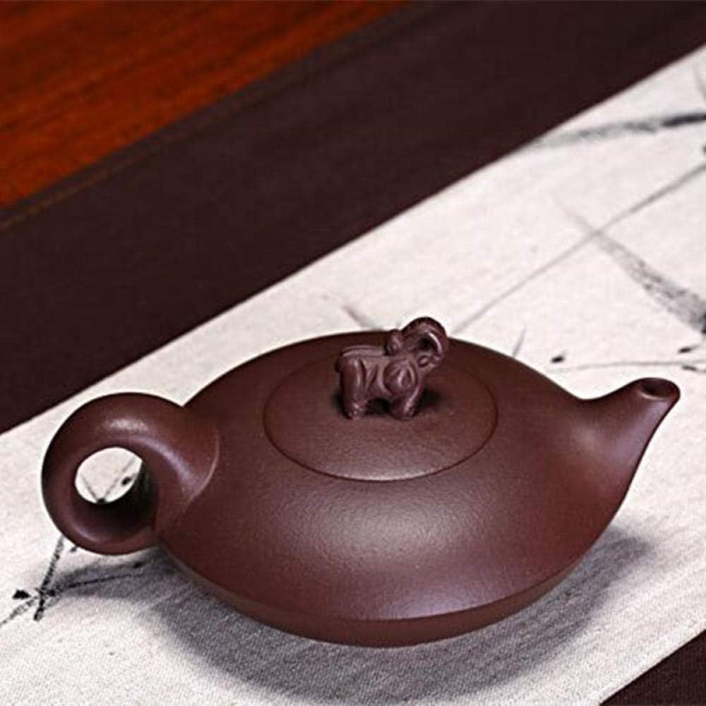 Dzbanek do herbaty czajnik do herbaty 180Ml słoń Yixing dzbanek na herbatę ręcznie Zisha czajniczek glina purpurowa czajnik garnitur krawat Gaunyin czarny herbata Puer