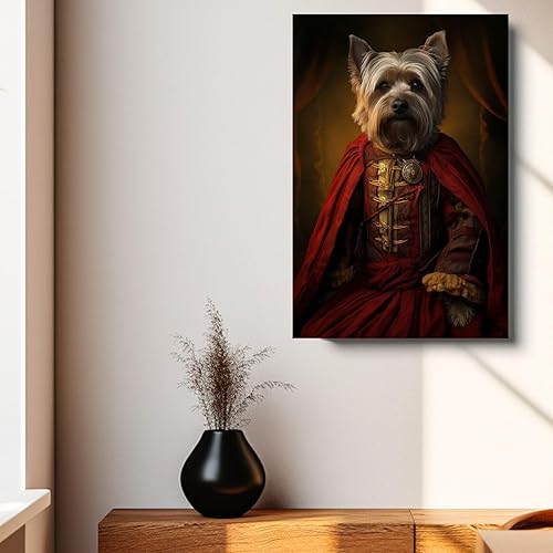 Miniatura 222 de Thuan Chow Chow Retrato de mascota con disfraz real de perro en un disfraz retrato de perro con vestimenta Retrato medieval de mascota retrato