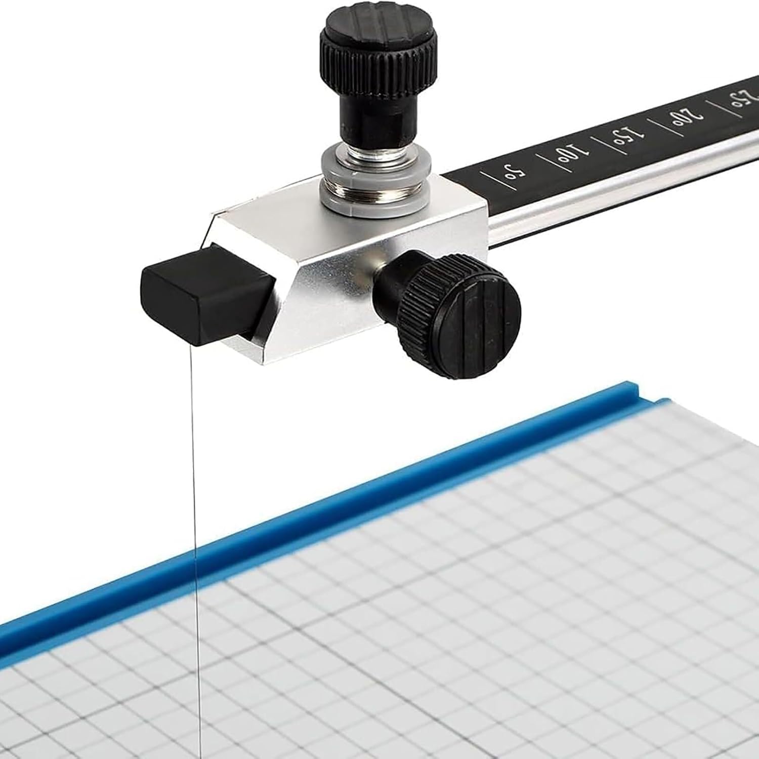Table foam cutter, electric hot wire foam cutter with foot pedal, 0-90° angle adjustment, cutting height 140 mm