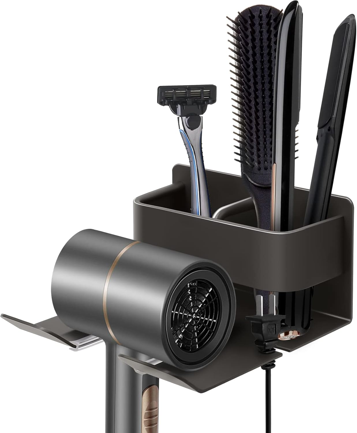 DAZUINIAO Hair Dryer Holder Wall Mounted Self Adhesive Blow