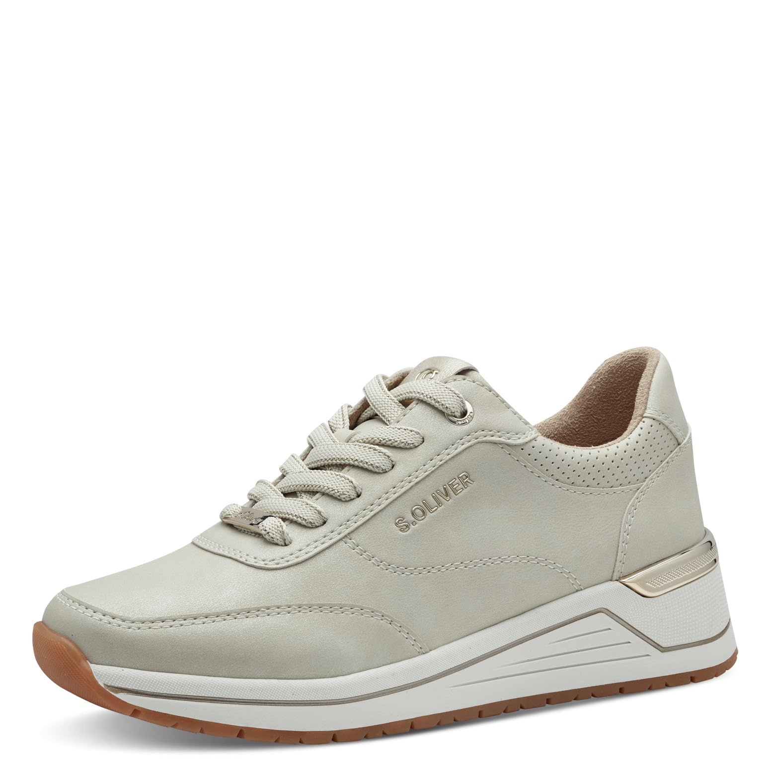 s.Oliver Women Damen Sneaker Low 5-23613-43, Champagner, 6 UK