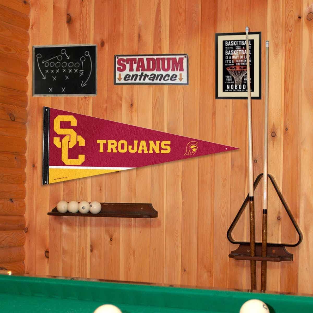 USC Trojans Pennant Flag and Wall Tack Mount Pads - Image 4