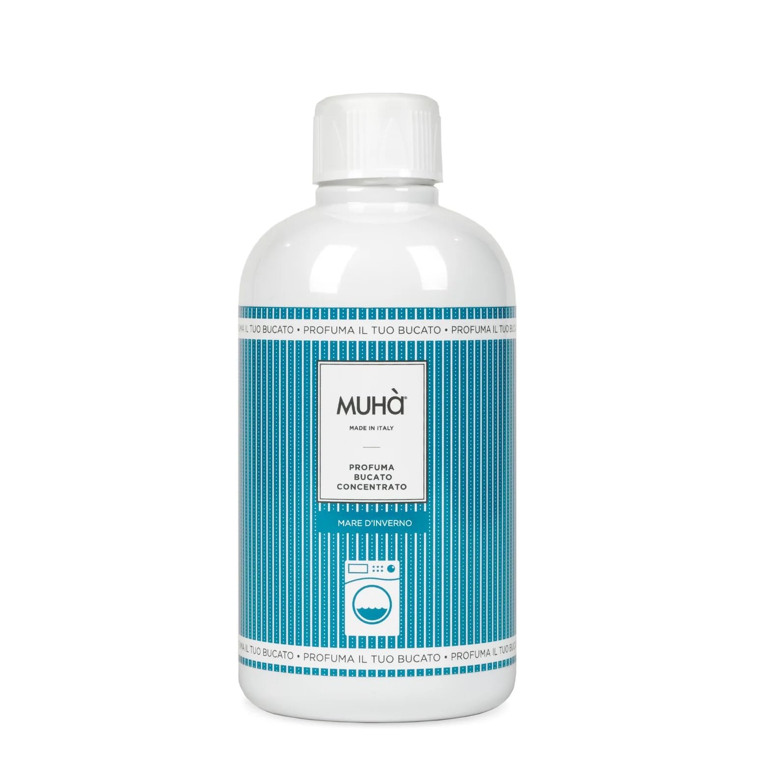 Muha Wäscheparfüm Intensiv 2 x 400 ml – konzentrierte Formel für Waschmaschine und Textilien – anhaltender und raffinierter Duft – langanhaltend – Doppelpack (Meerwasser + Wintermeer)