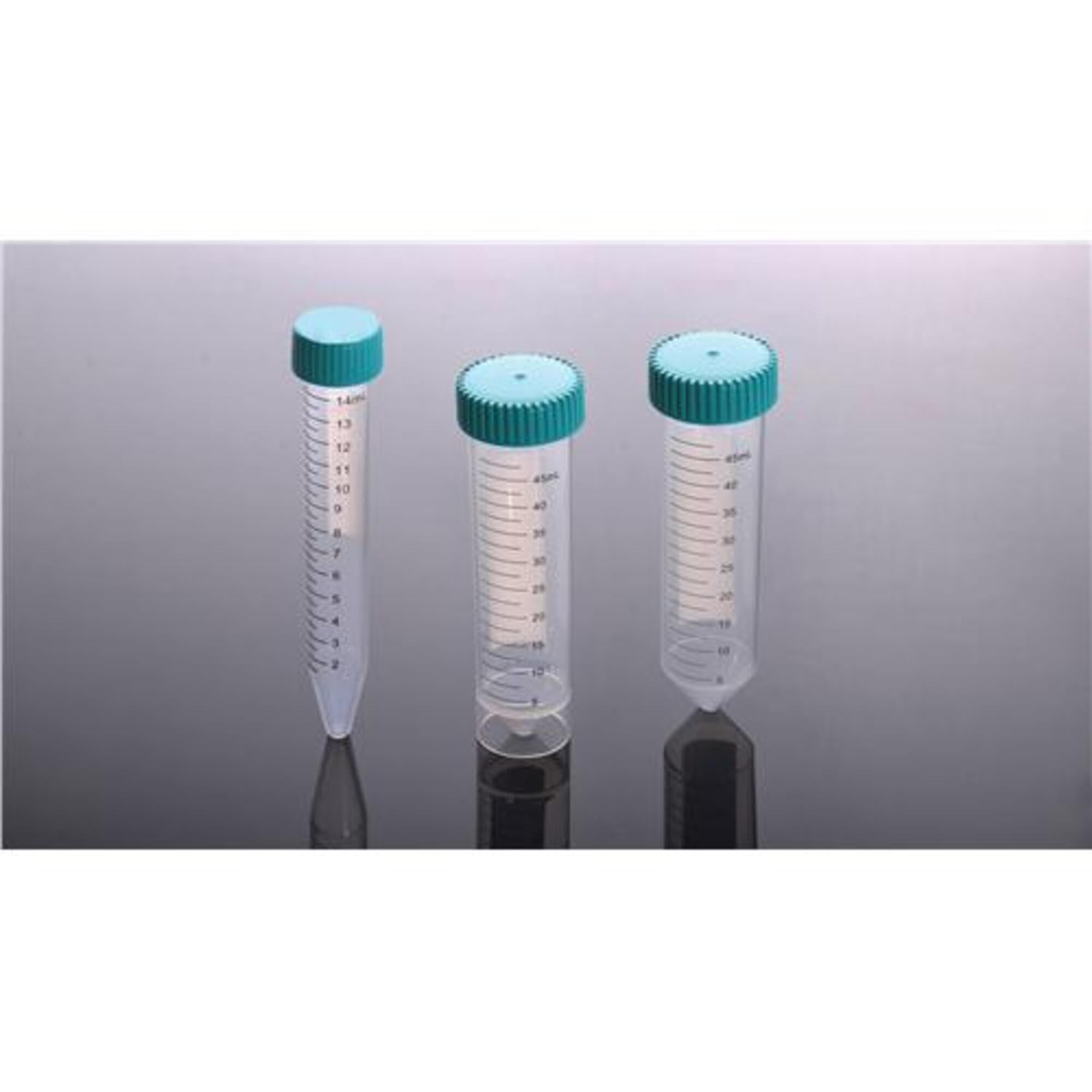 Nest Scientific 602051 Centrifuge Tube with Polyethylene Flat Cap, PS Rack, Sterile, 50 lb. (Pack of 500)