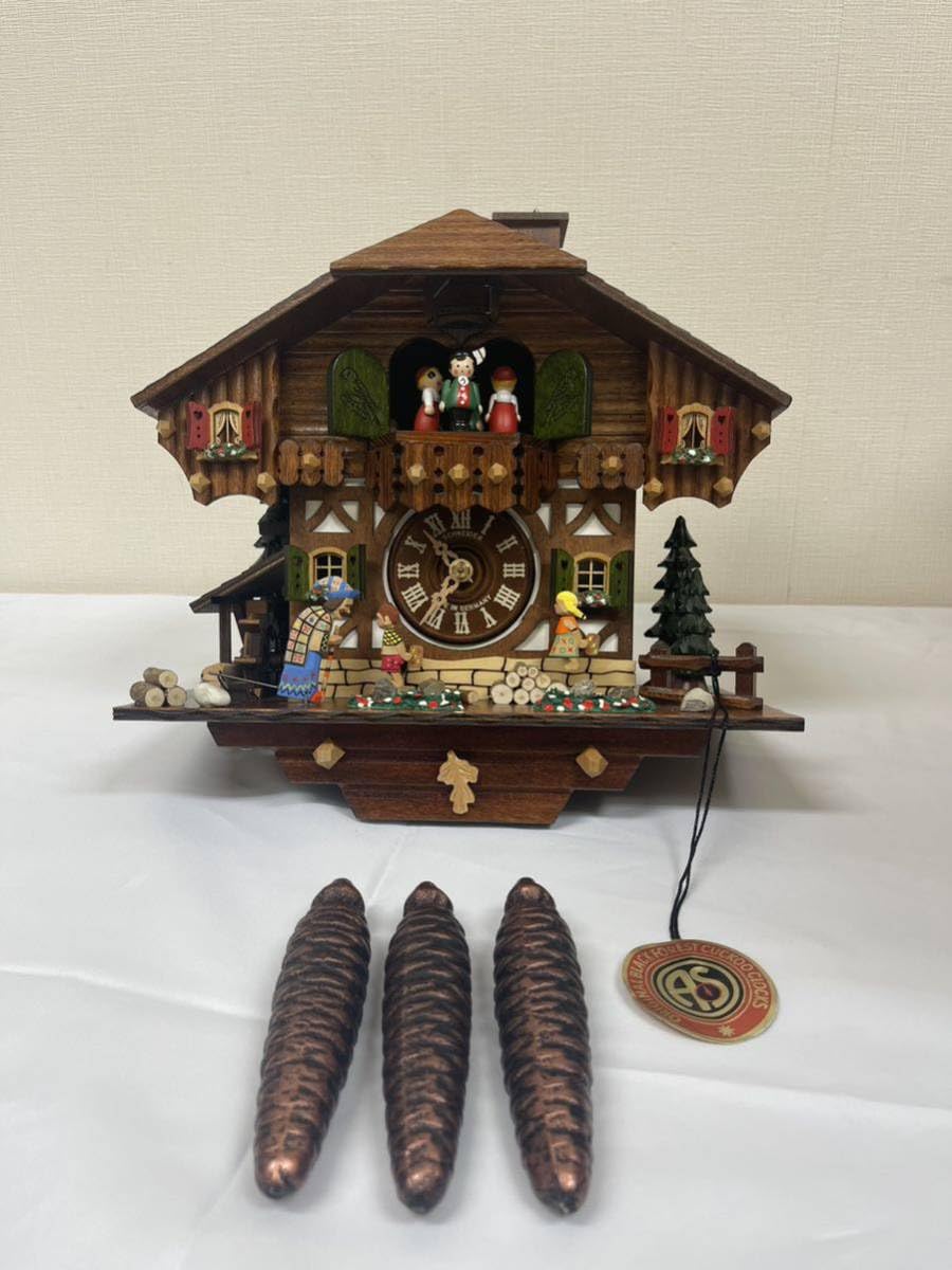 レア　Schneider シュナイダー製　鳩時計　ドイツ Amazon | ！ 鳩時計 SCHNEIDER シュナイダー ドイツ製 重錘式