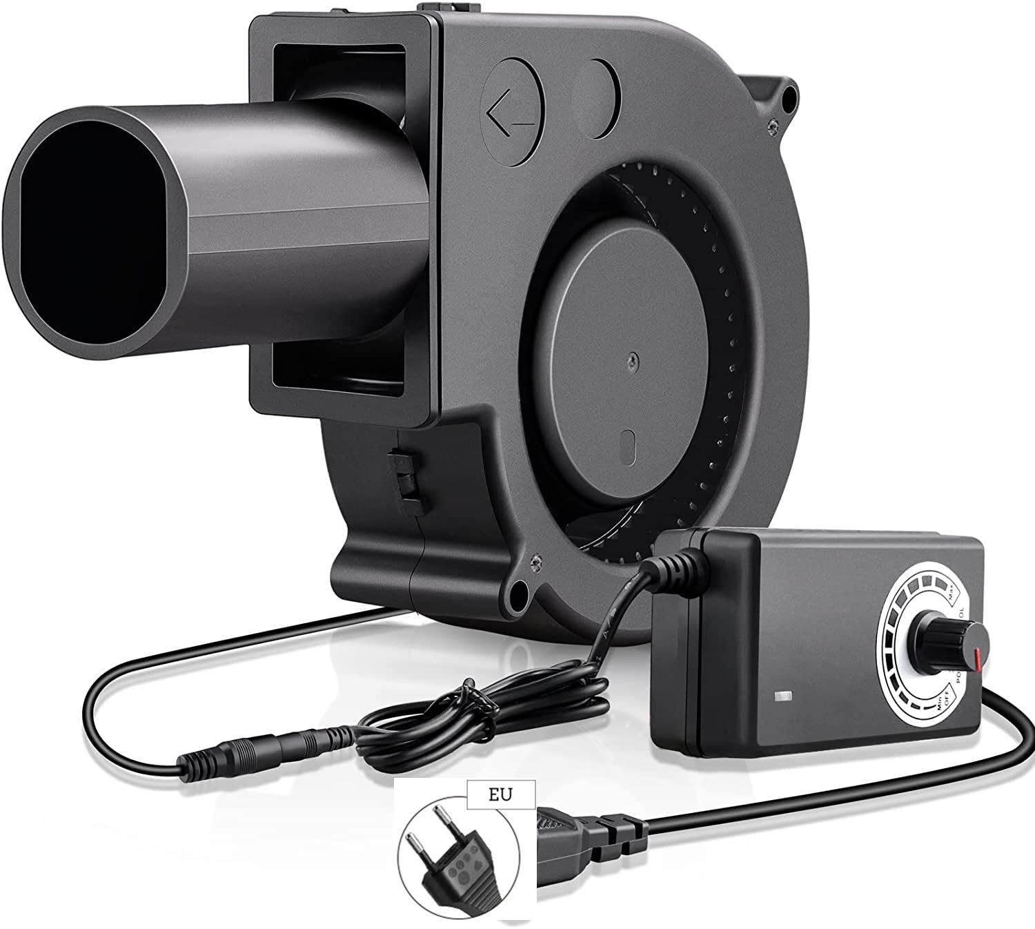 XOYO Blower fan 12v with Speed Controller Adapter | DC 12V - 0.60A Brushless Blower Kit | Dual Ball Bearing Smooth running | DIY Cooling Ventilation Exhaust Projects-image-42