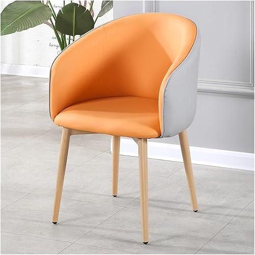 Miniatura 10 de WIGSELBL Sillas decorativas de comedor para sala de estar, sillas de cocina, sillas laterales tapizadas de piel sintética, sillas de escritorio con