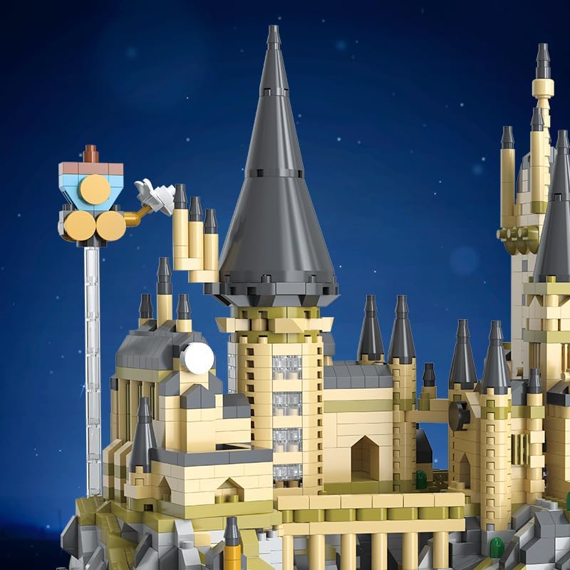 Image of SKY LINE OCEAN Magic Castle Building Blocks Set (2700+ PCS) | Fantasy Medieval Architecture Model Kit for Teens & Adults | Detailed Collectible Display Decor | 5 Year Structural Warranty