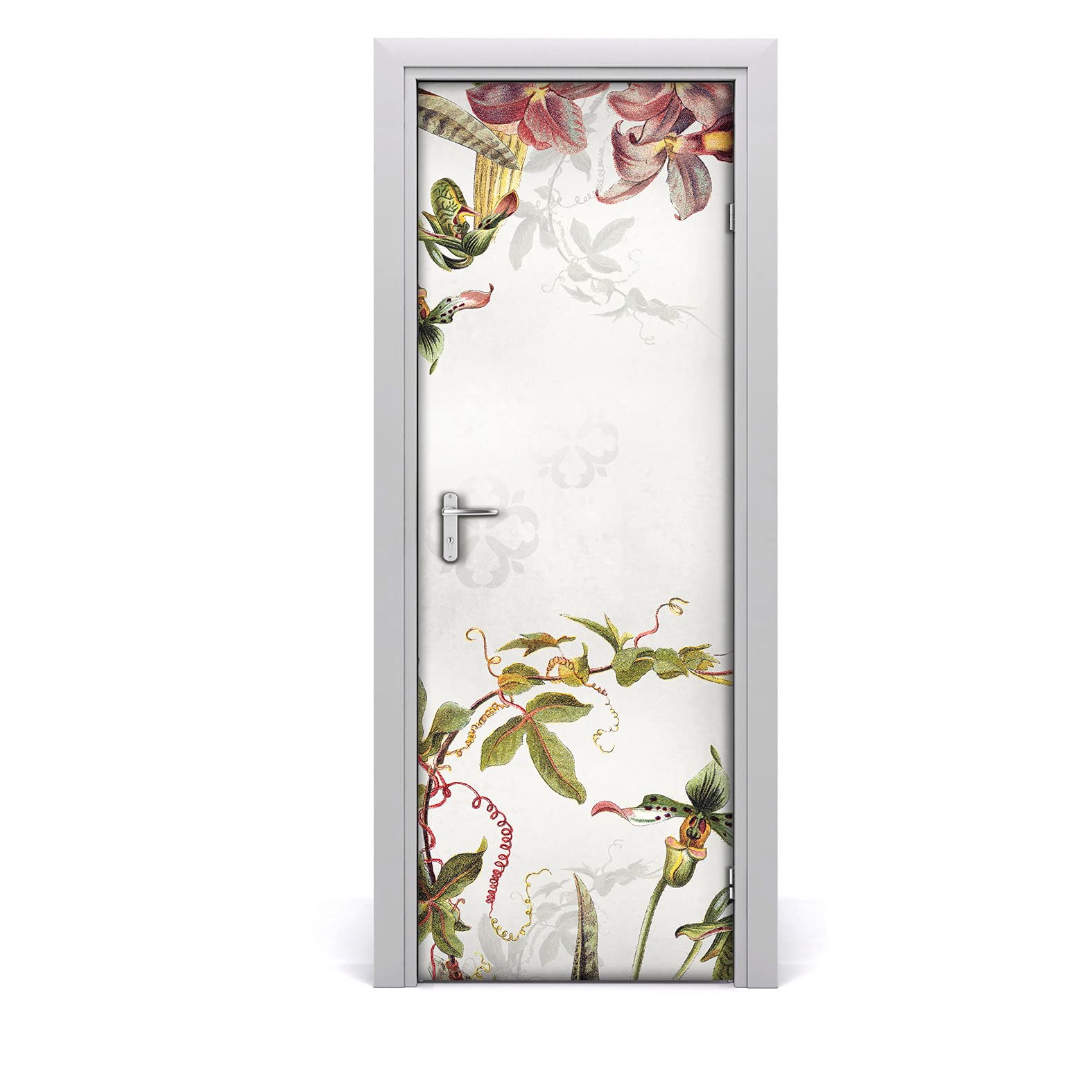 Autocollant de porte 77x200cm pour masquer les imperfections d'une entrée