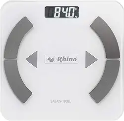 Balança de Bioimpedância digital Rhino BABAIN-180 BL SMART com bluetooth