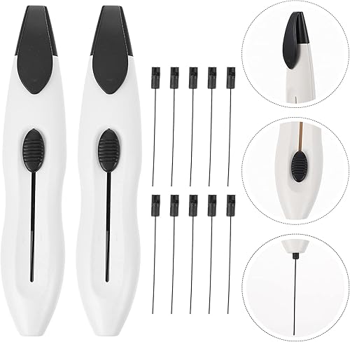 Miniatura 3 de Healifty 12 unids diabético monofilamento probador pluma pie sonda nervio piel contacto aguja herramienta de diagnóstico dispositivo de punción 0.35