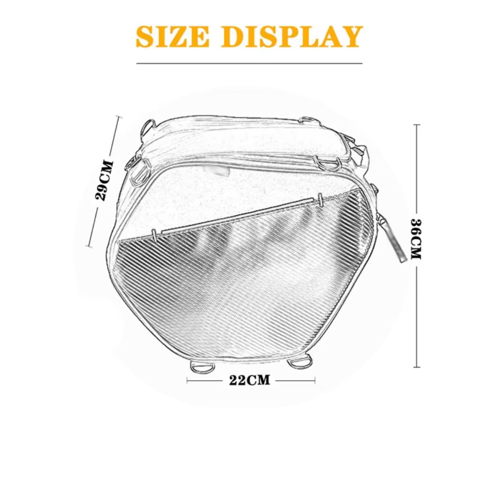 Borsa Compatibile Con Yamaha Per T-Max 530 560, Borse A Tracolla Per Serbatoio Di Stoccaggio Per Moto, Scooter, Borsa Per Attrezzi, Borsa Da Sella Impermeabile Per Esterni.