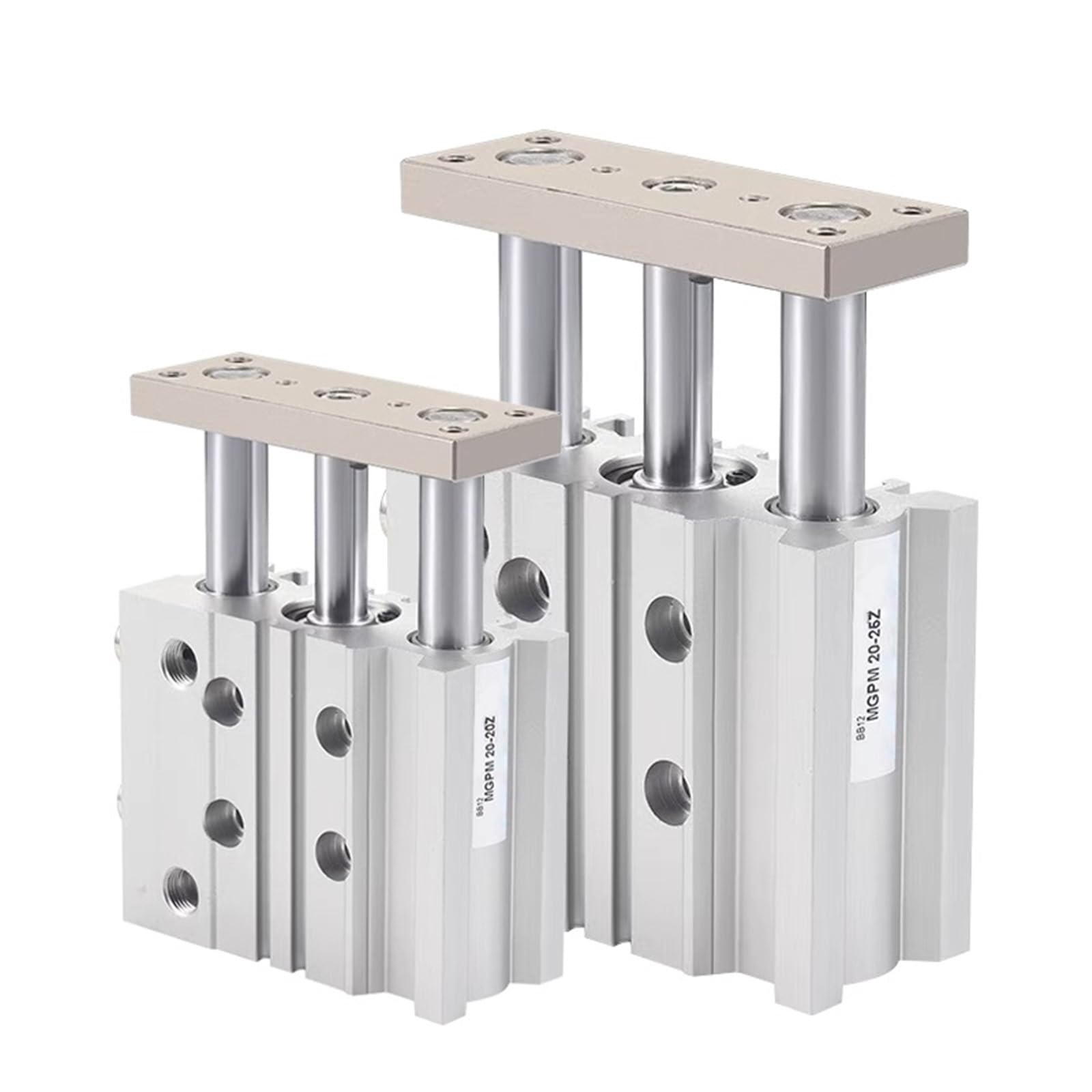 Vérin pneumatique MGPM25 anti rotation avec guidage précis pour charge lourde