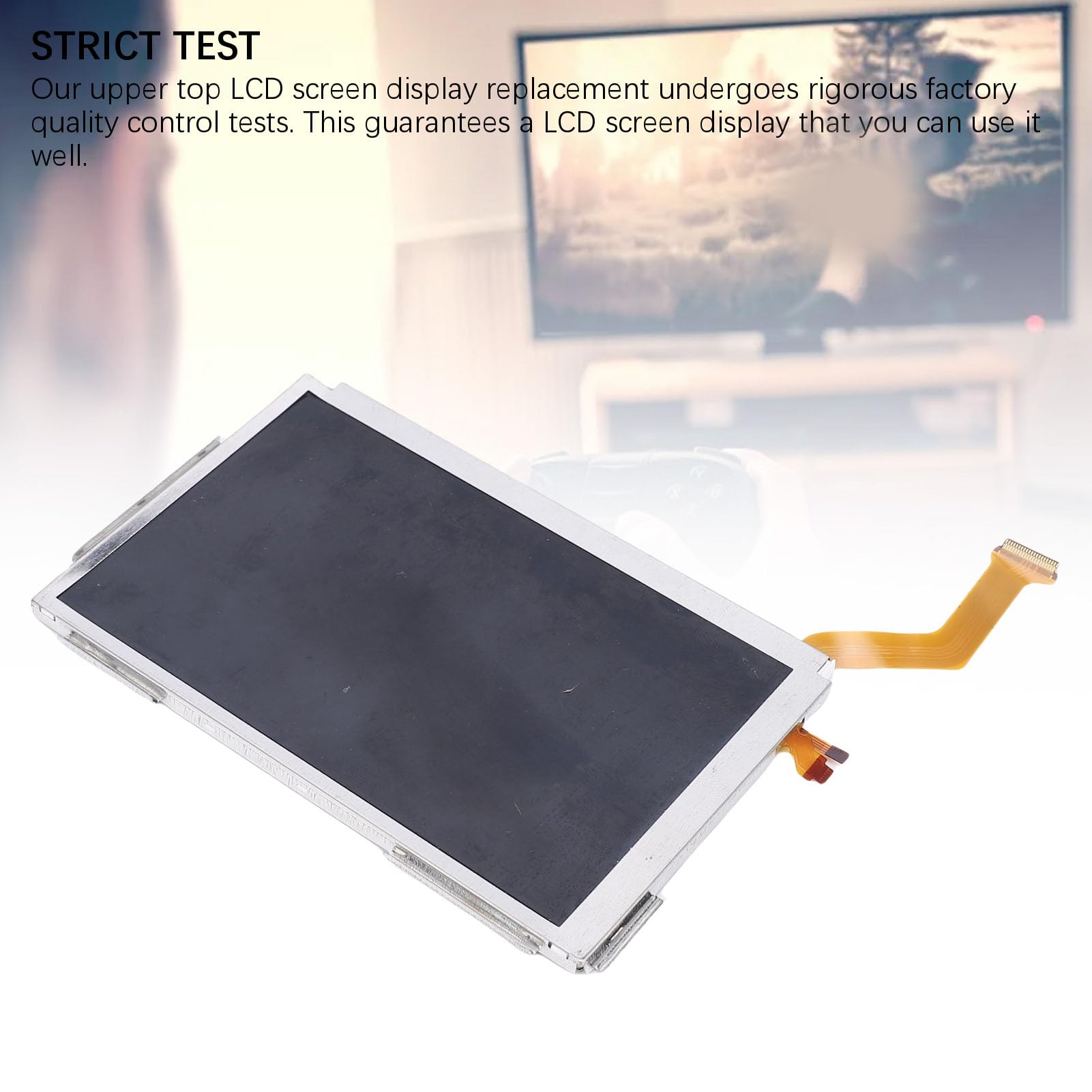 Annadue Wymiana Górnego Górnego Ekranu LCD dla Nowej Konsoli do Gier 3DS XL/New 3DS LL (2015).