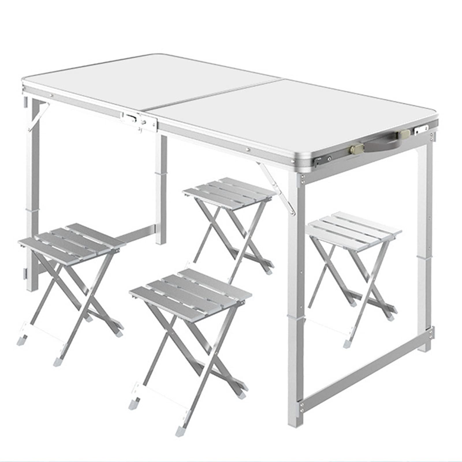 Table de pique-nique pliante portable de camping 1,2m pour barbecue et pêche