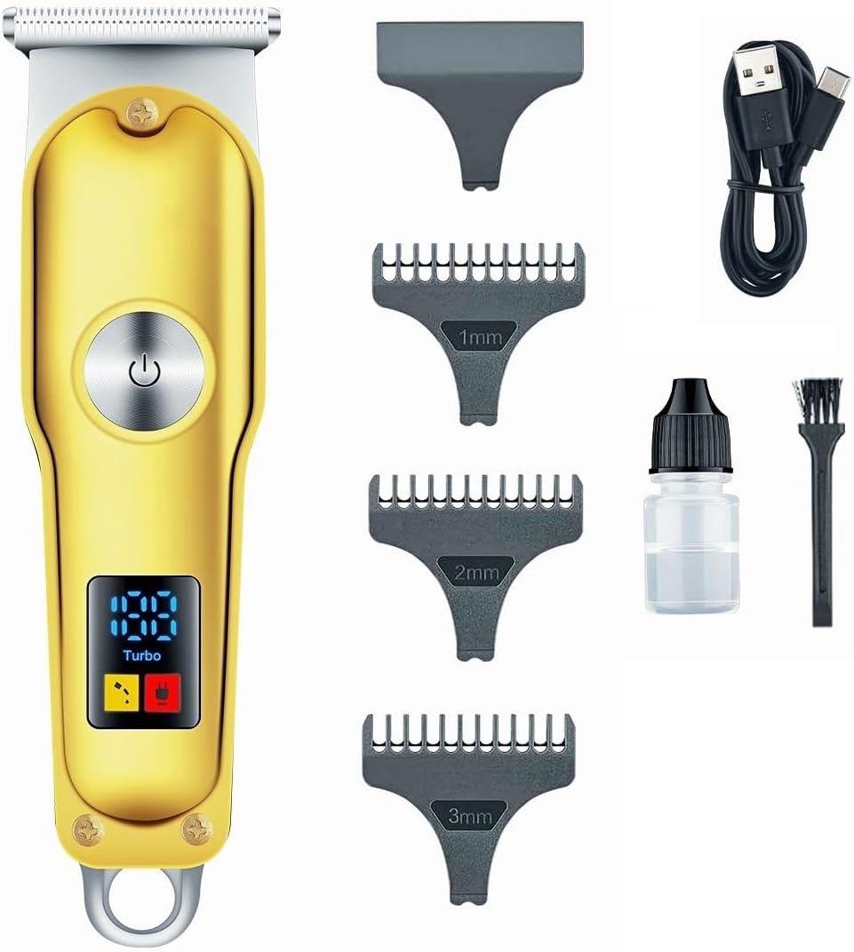 Men Hair Clipper Mini Hair Clipper Cordless Electric Barber Men Trimmer