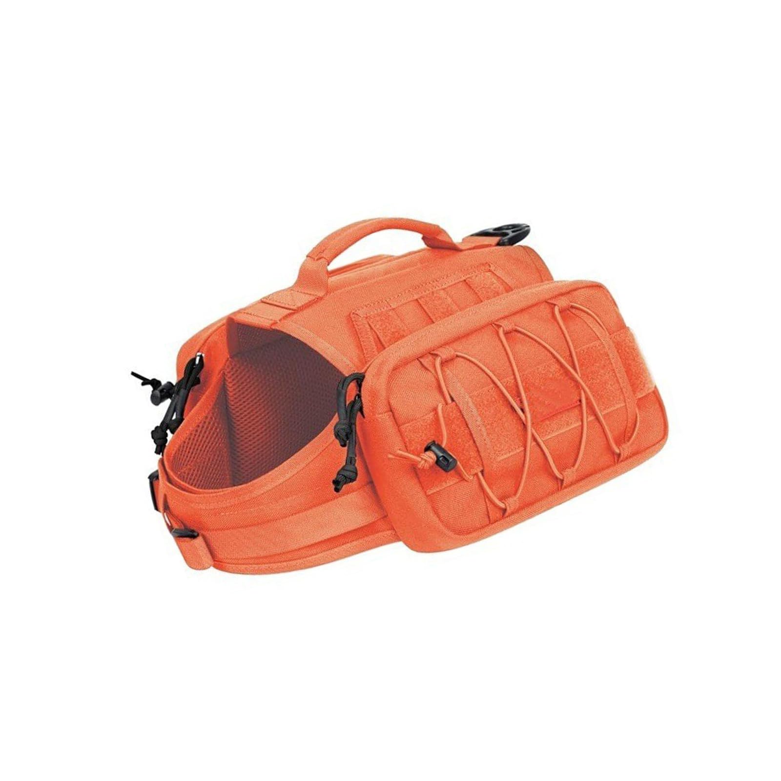 Coffre pour chien anti-déchirure avec poches latérales pour rangement en plein air