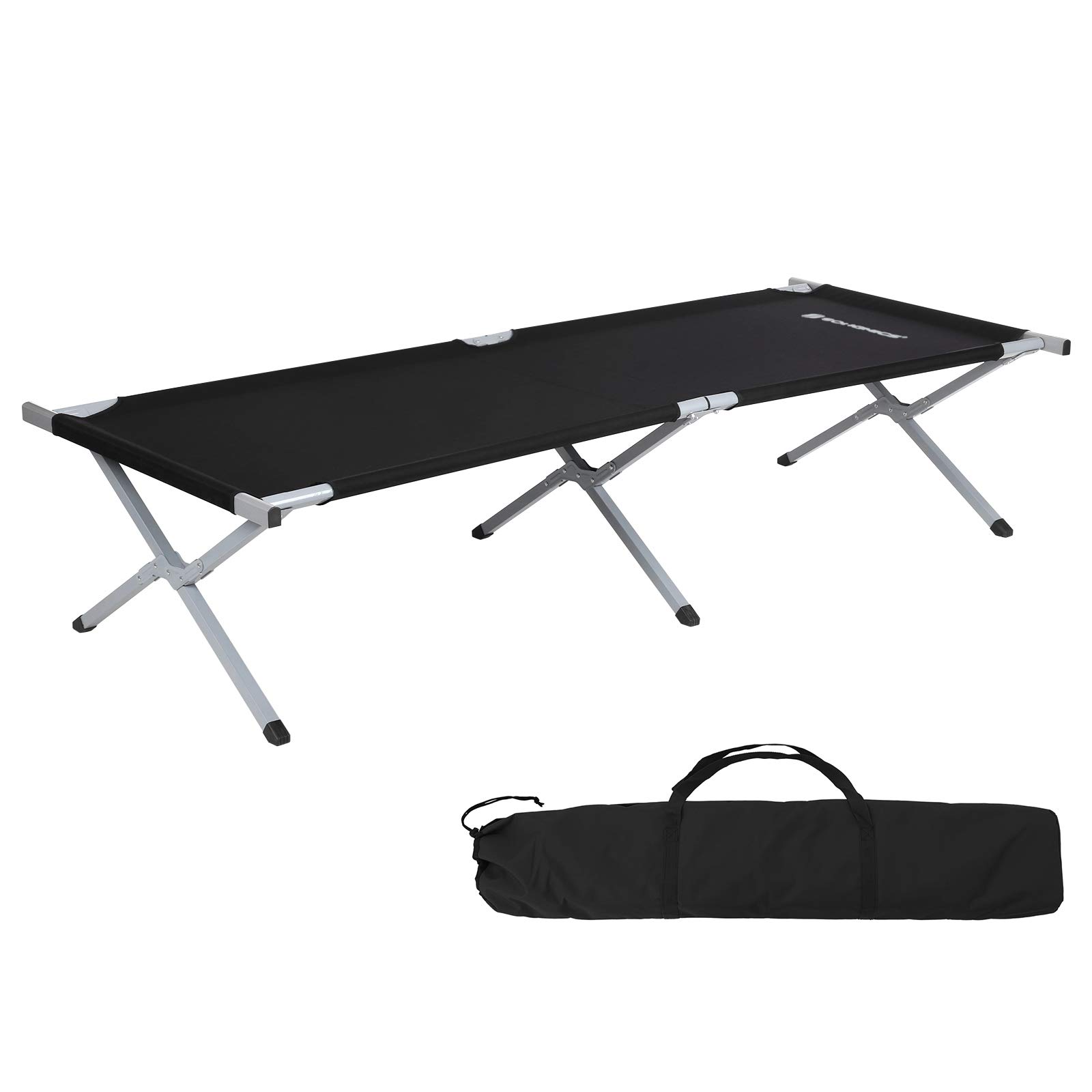 Buy SONGMICS Folding Camping Bed, Sturdy Camp Cot, Guest Bed, 190 x 64