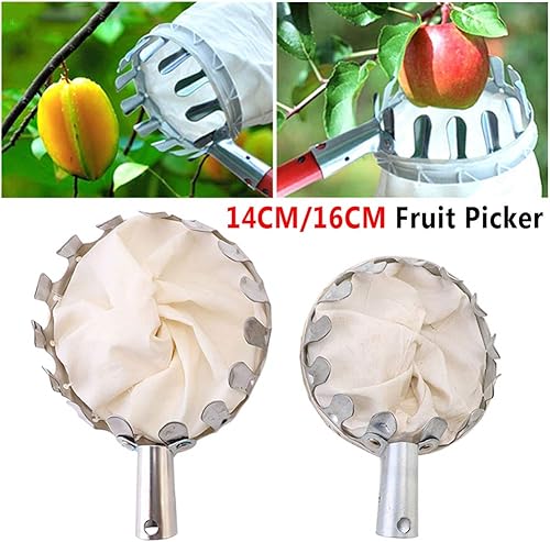 Miniatura 6 de Denpetec Cesta para recoger frutas, recolector de frutas, prácticas herramientas de jardín, herramientas de recolección de frutas que ahorran mano