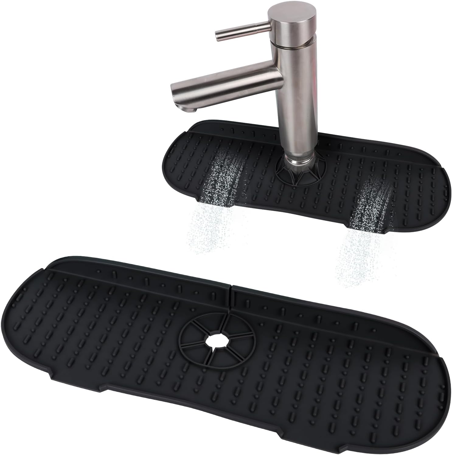 Silicone Faucet Mat, Faucet Sink Splash Guard, Silicone Faucet Handle