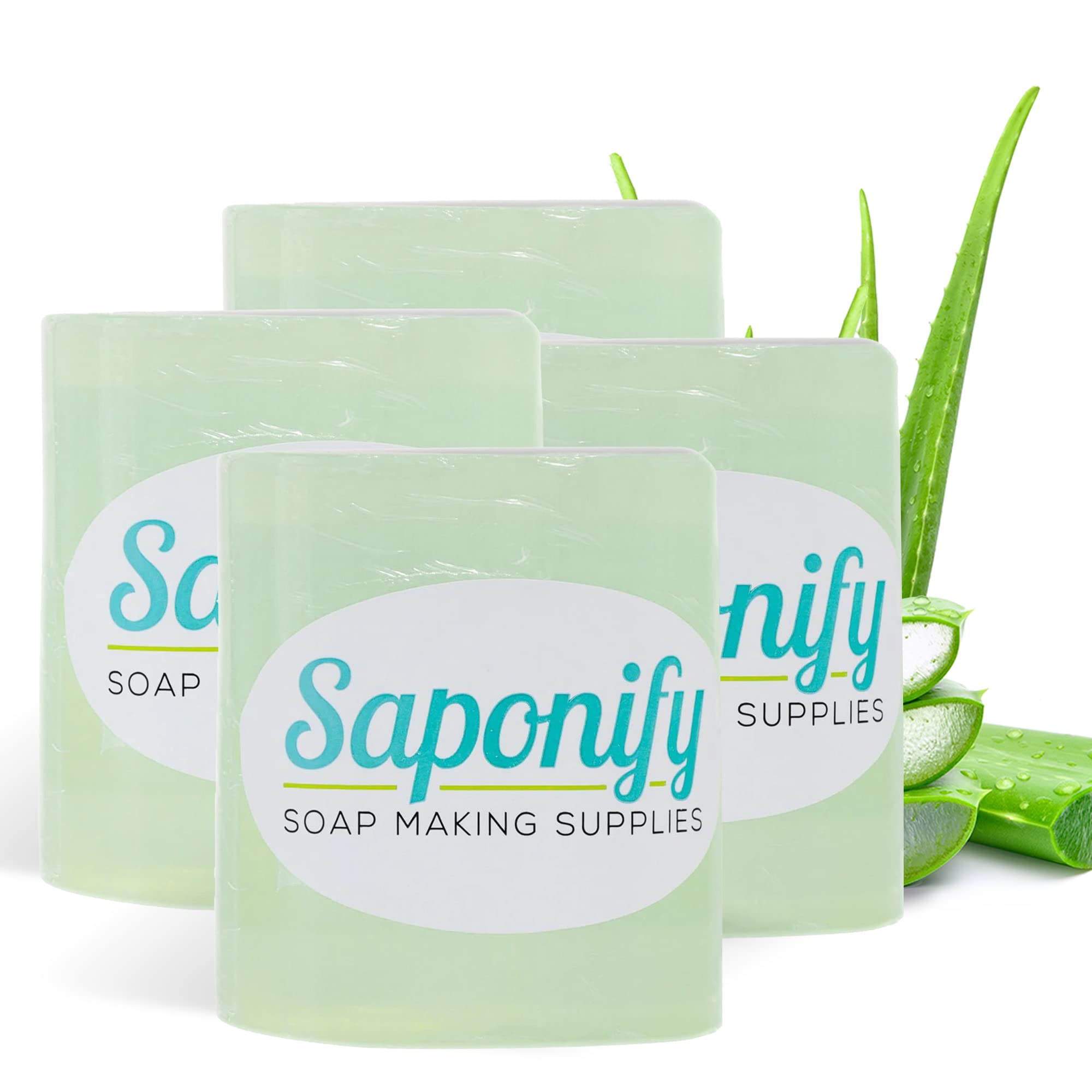 Buy Saponify 4Lb Aloe Melt and Pour Soap Base, SkinEnhancing Pure