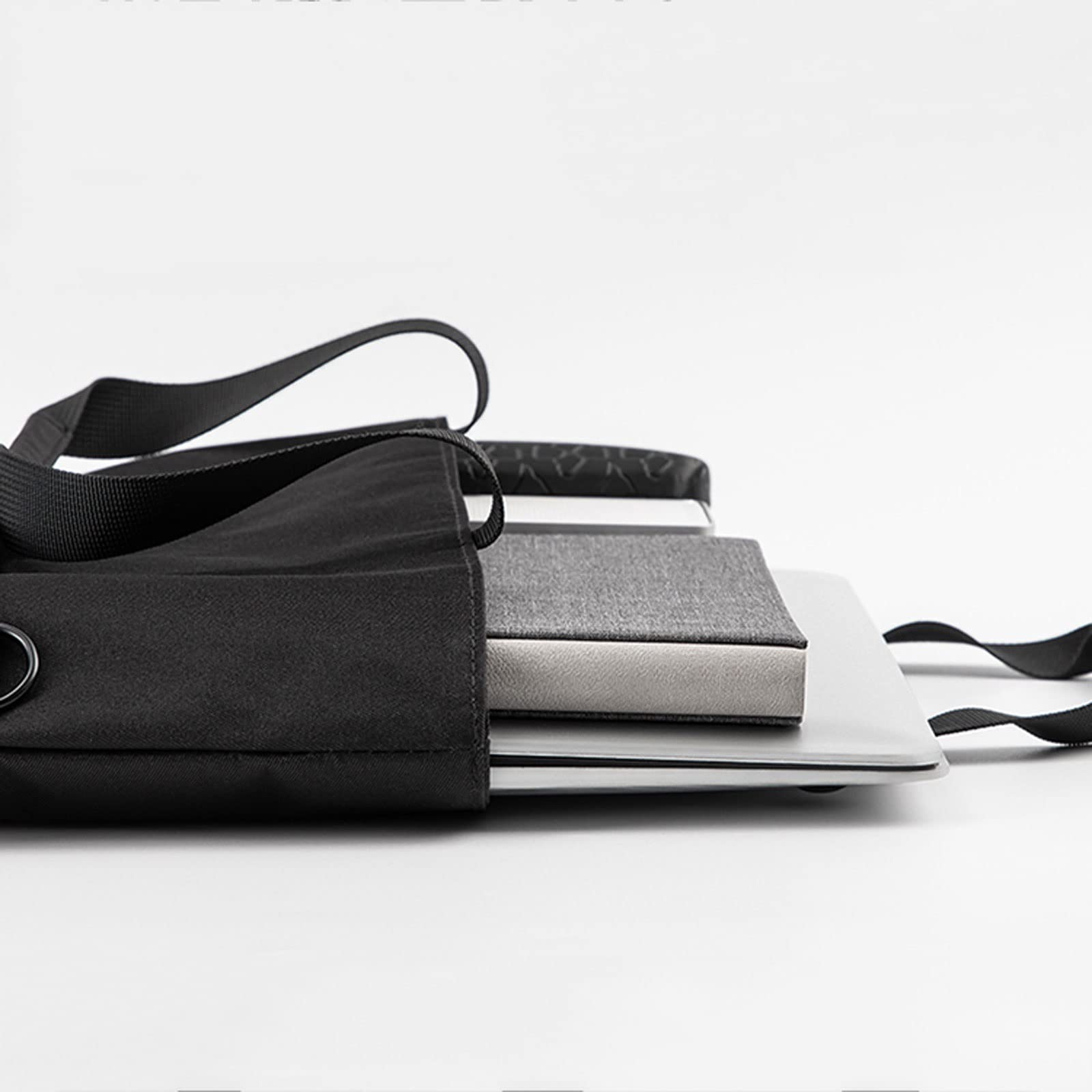 Borse per PC portatili Borsa a doppio strato della valigetta della valigetta della valigetta di grande capacità borsa della borsa della borsa del computer portatile del sacchetto del computer portatil