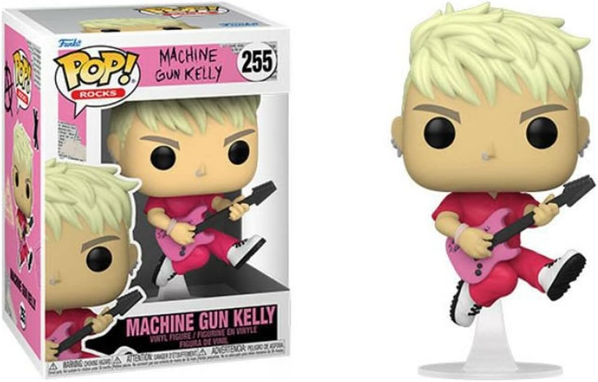 POP Machine [Gun] Kelly Funko Pop! Rocks Vinyl Figure (Bundled with Compatible Pop Box Protector Case), Multicolored, 3.75 inches