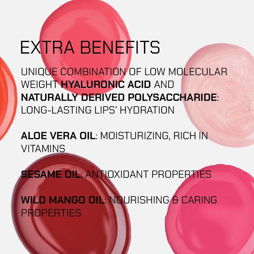 Radiant Professional Lip Glaze (23 Shades) - Ultra-Glossy, Non-Sticky & Long-Lasting Lip Gloss for Women - High Shine Hydration - Vegan & Moisturizing for Soft, Nourished Lips - (10 ENGLISH ROSE) - Image 4