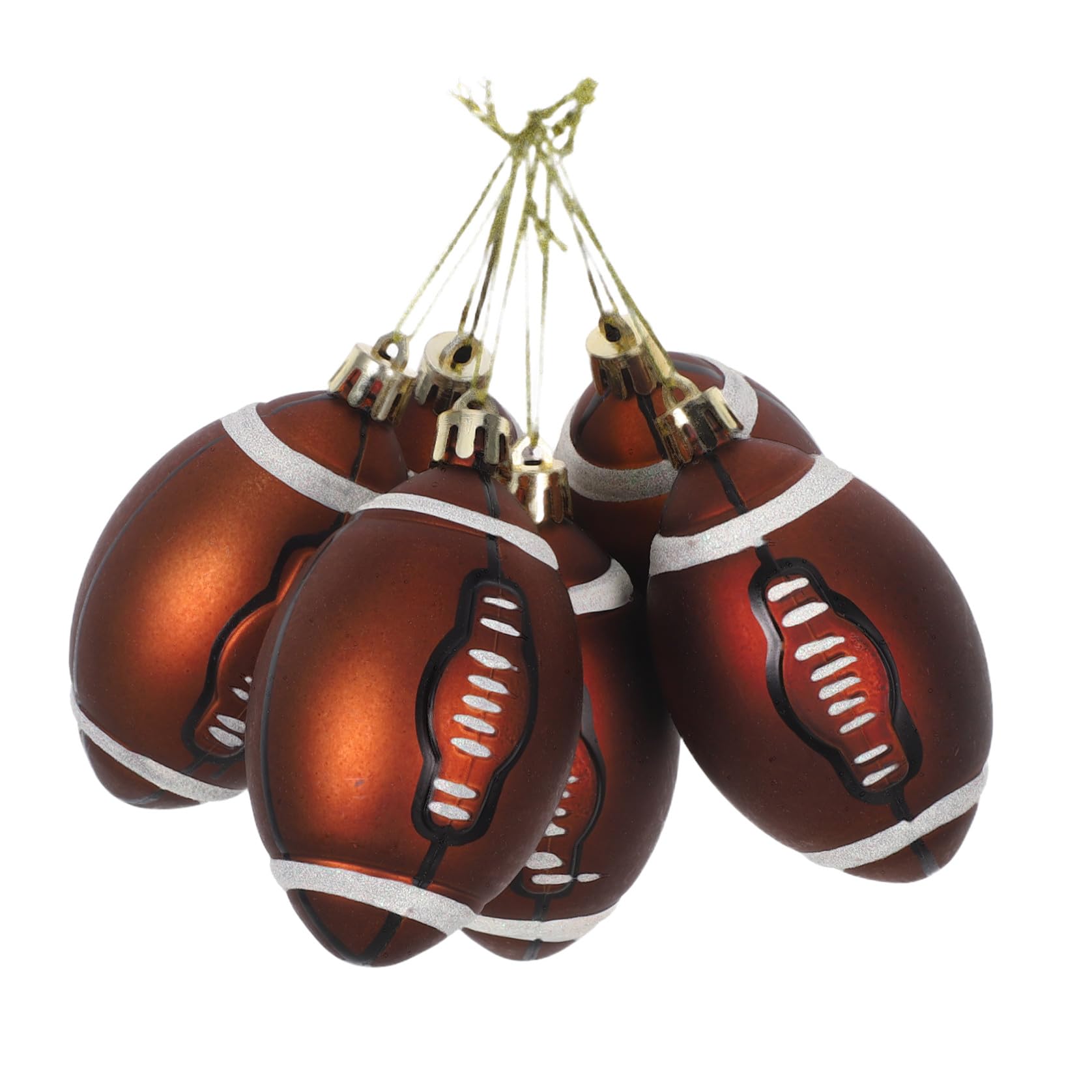 6 Pezzi Palline Natalizie Decorative 6cm in Plastica per Feste