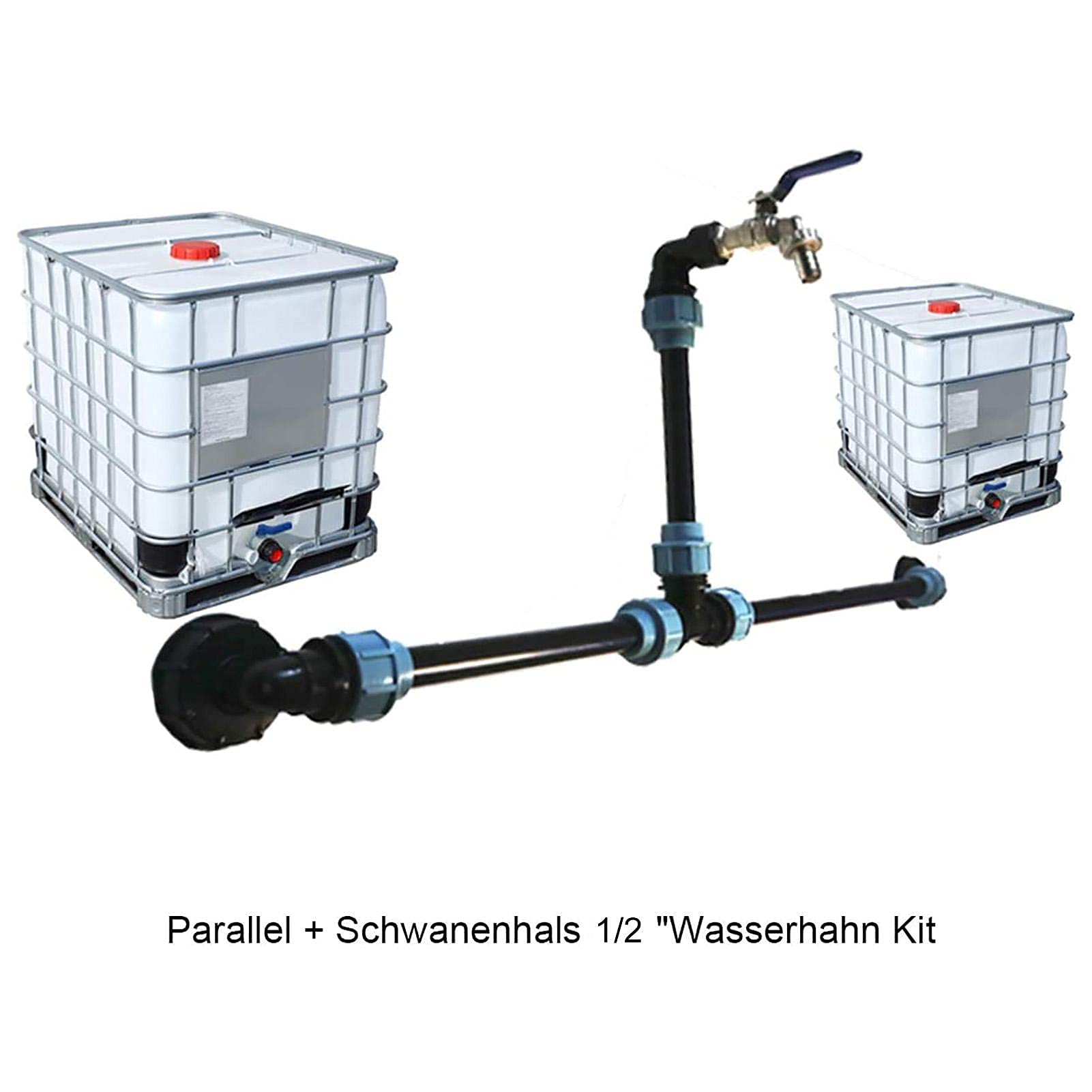 IBC zestaw przyłączeniowy do zbiornika, wąż ogrodowy, złącza do beczek na wodę, zestaw adapterów zbiornika IBC, zestaw przyłączeniowy IBC, kran wylotowy do zbiorników IBC, beczek na deszczówkę i kanistrów